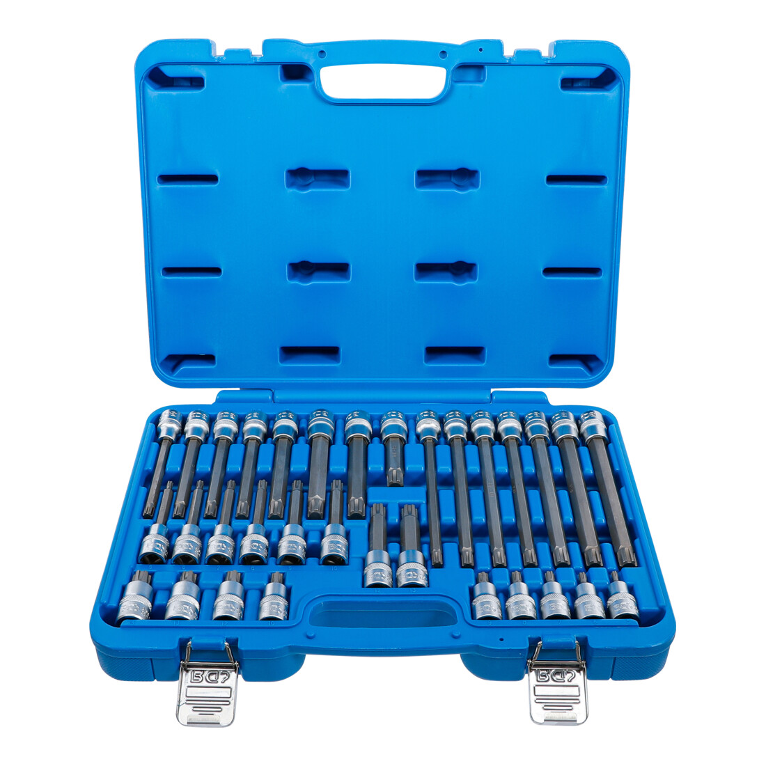 BGS Set di inserti bit azionamento quadro interno 12,5mm (1/2") profilo a cuneo (per RIBE), 32pz.