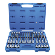 BGS Set di inserti bit azionamento quadro interno 12,5mm (1/2") profilo TPS (per TX Plus) con foro TPS20 - TPS70, 32pz.
