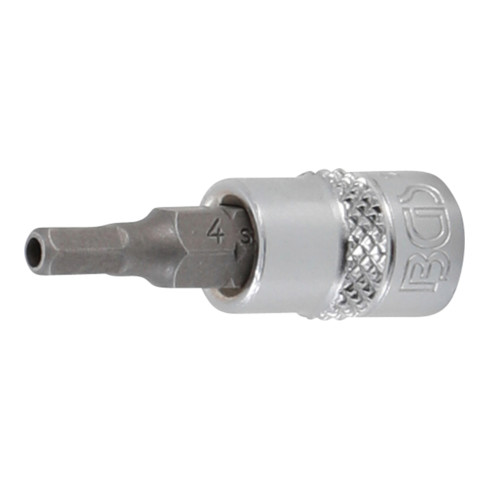 BGS Set di inserti bit azionamento quadro interno 6,3mm (1/4") esagono incassato con foro 2 - 7mm, 8pz.