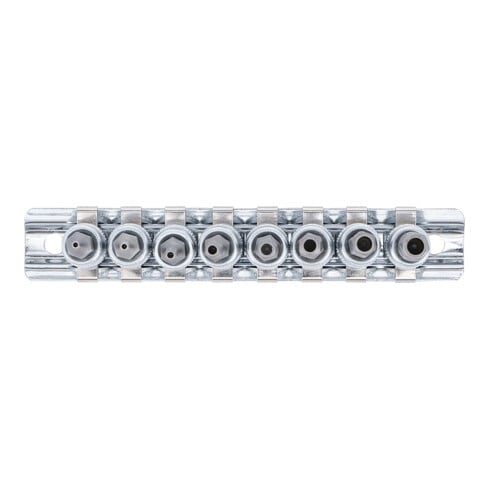 BGS Set di inserti bit azionamento quadro interno 6,3mm (1/4") esagono incassato con foro 2 - 7mm, 8pz.