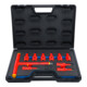BGS Set di inserti bit VDE, azionamento quadro interno 12,5mm (1/2") con profilo a T (per TX) T20 - T55, 10pz.-1