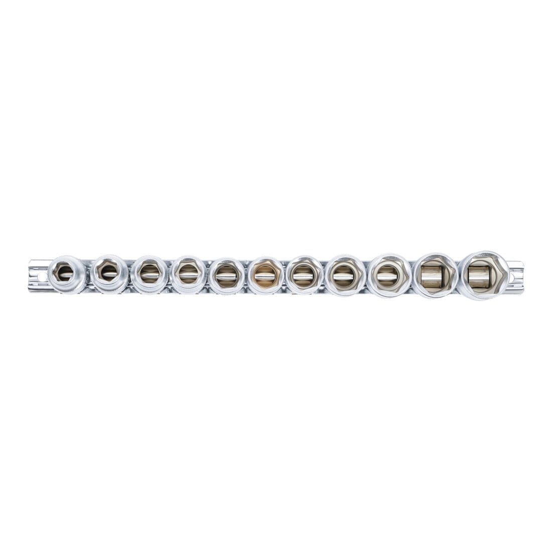 BGS Set di inserti per chiavi a bussola esagonale, azionamento quadro interno 12,5mm (1/2"), apertura 10 - 21mm, 11pz.