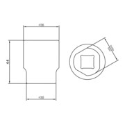 BGS Set di inserti per chiavi a bussola per pompe Bosch VE-3