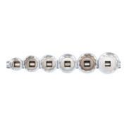BGS Set di inserti per chiavi a bussola poligonale, azionamento quadro interno 12,5mm (1/2"), apertura 24 - 38mm, 6pz.-2