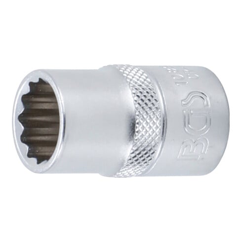 BGS Set di inserti per chiavi a bussola poligonale, azionamento quadro interno 12,5mm (1/2"), in pollici, 10pz.