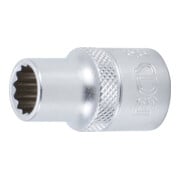 BGS Set di inserti per chiavi a bussola poligonale, azionamento quadro interno 12,5mm (1/2"), in pollici, 10pz.-5