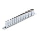 BGS Set di inserti per chiavi a bussola poligonale, azionamento quadro interno 6,3mm, in pollici, 12pz.-2