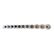 BGS Set di inserti per chiavi a bussola poligonale, azionamento quadro interno profondo 10mm (3/8"), in pollici, 11pz.-3