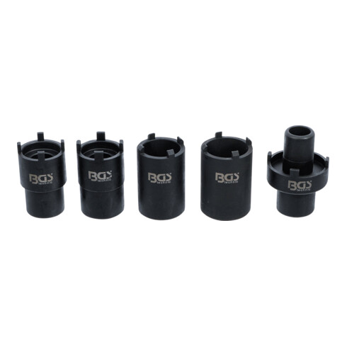 BGS Set di inserti per dadi scanalati, 5pz.