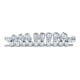 BGS Set di inserti per giunti cardanici esagonale interno quadro 10mm (3/8") apertura 10 - 19mm, 10pz.-1