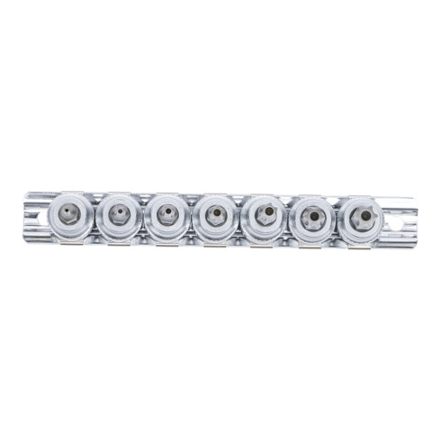 BGS Set di inserti bit azionamento quadro interno 10mm (3/8") con profilo a T (per Torx) e foro T15 - T50, 7pz.