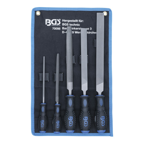BGS Set di lime da officina, 5pz.