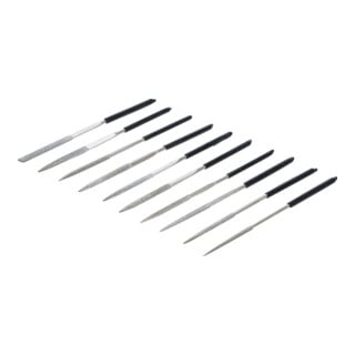 BGS Set di lime diamantate diritte 140x3mm, 10pz.