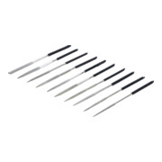 BGS Set di lime diamantate diritte 140x3mm, 10pz.