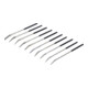BGS Set di lime per fori diamantate curve 140x3mm, 10pz.-1