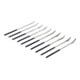 BGS Set di lime per fori diamantate curve 140x3mm, 10pz.-3