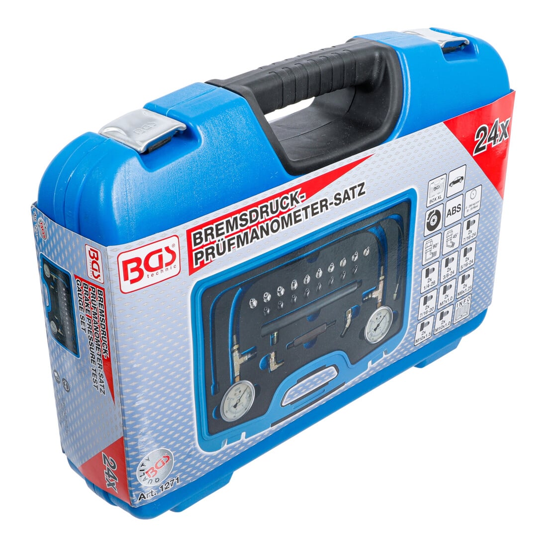 BGS Set di manometri per freni