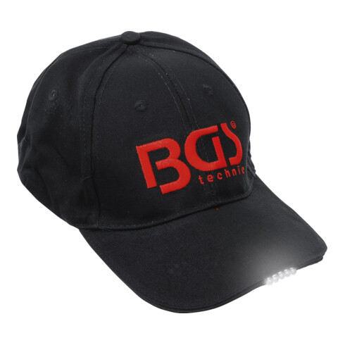 BGS Cappello da baseball BGS, con luce a LED
