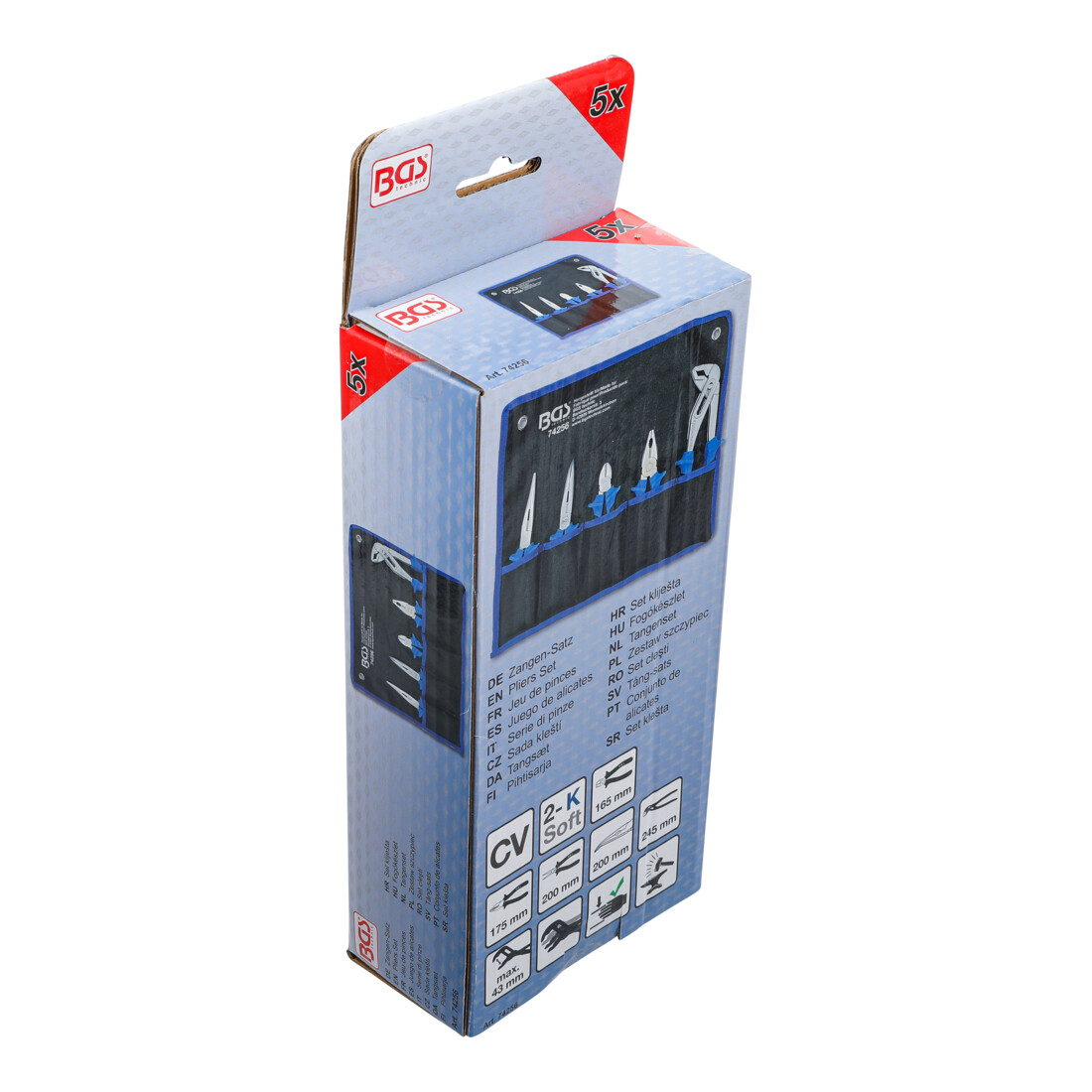 BGS Set di pinze, 5 pezzi