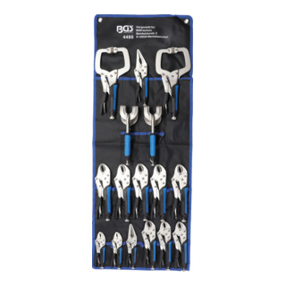 BGS Set di pinze a morsetto per carrozzerie, 16pz.