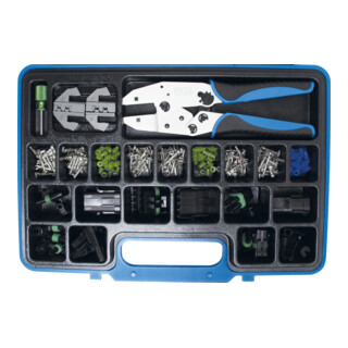 BGS Set di pinze di serraggio con connettori impermeabili, 220pz.