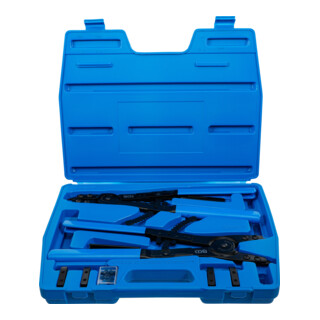 BGS Set di pinze per anelli elastici per veicoli commerciali punte intercambiabili, 400mm