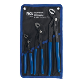 BGS Set di pinze regolabili, bloccabili 175 / 240 / 300mm, 3pz.