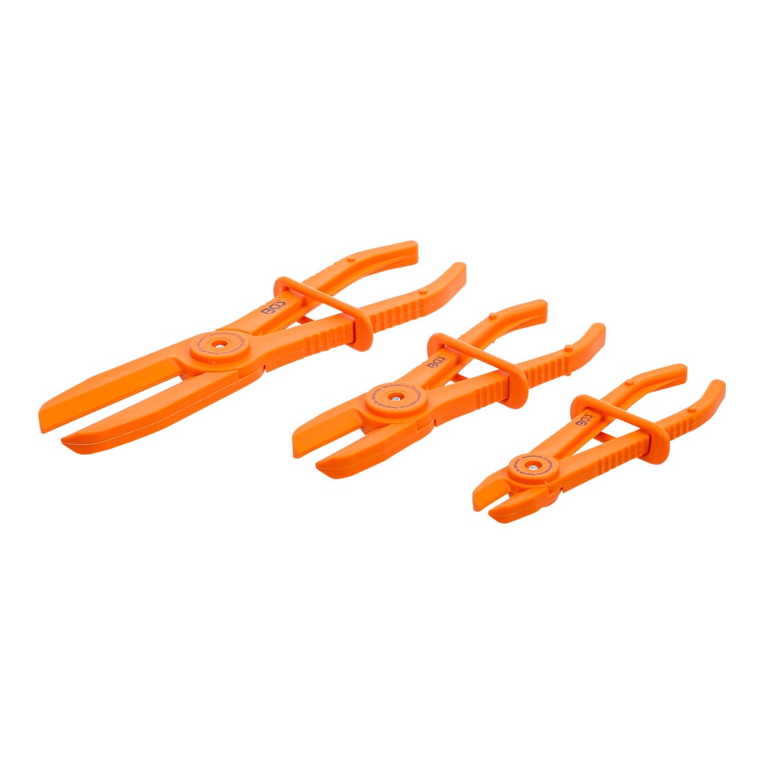 BGS Set di pinze stringitubo, 155-255mm, 3pz.
