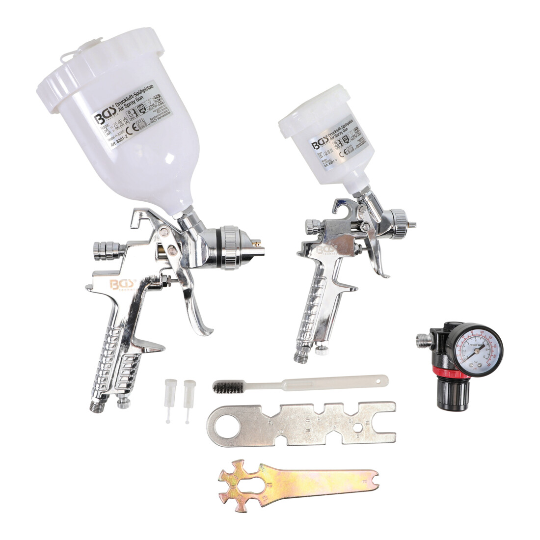 BGS Set di pistole a spruzzo per vernice ad aria compressa