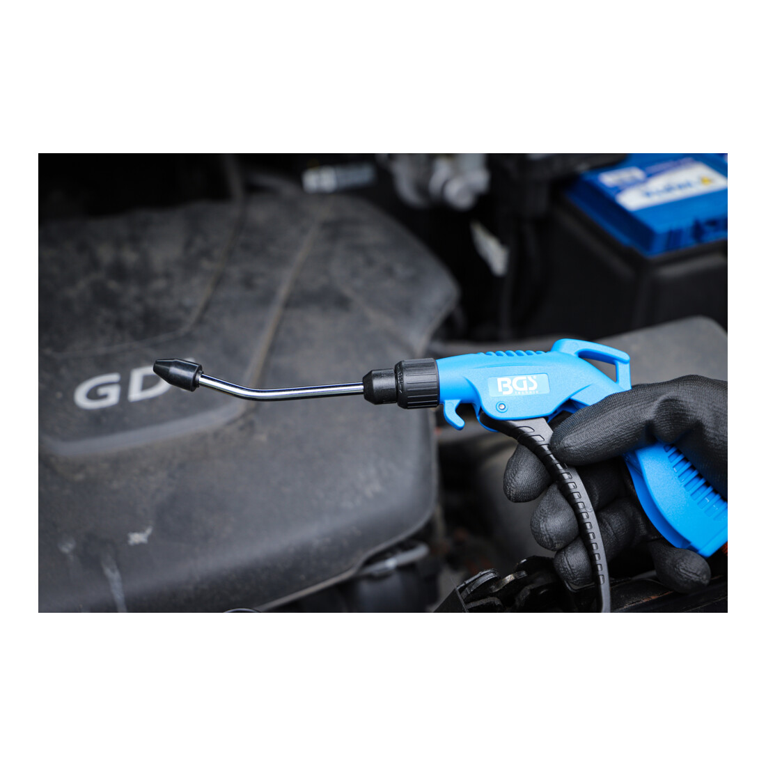 BGS Set di pistole di soffiaggio ad aria compressa con 5 attacchi