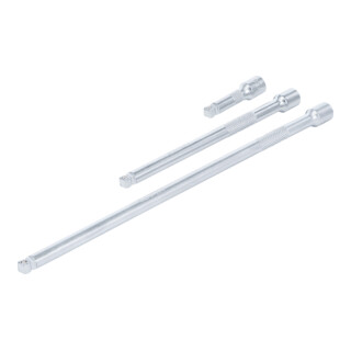 BGS Set di prolunghe a bilico 6,3mm 50 / 150 / 250mm, 3pz.