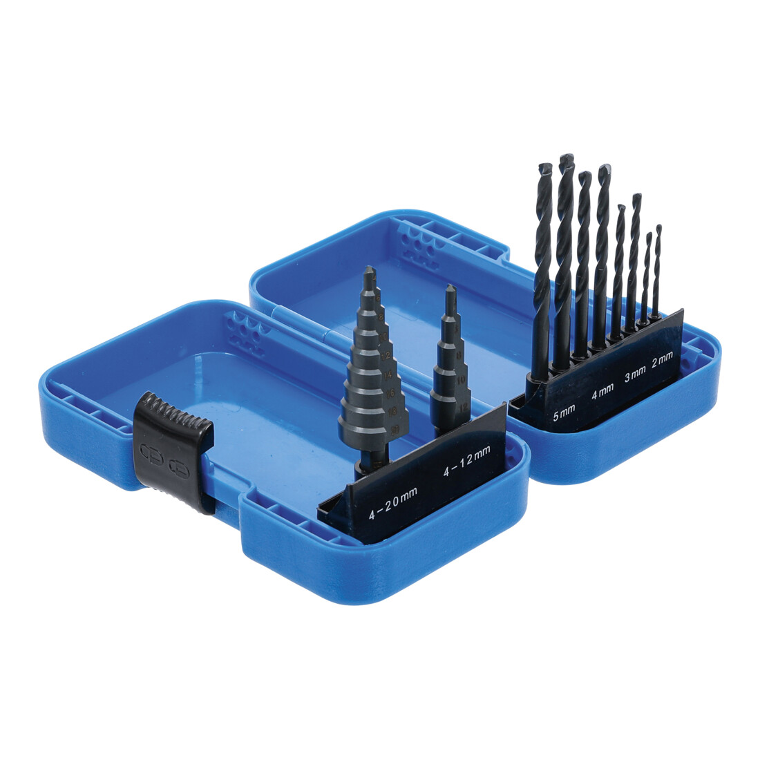 BGS Set di punte a gradino e punte elicoidali HSS Ø4 - 12 / 4 - 20mm 2 - 5mm, 10pz.