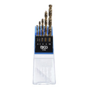 BGS Set di punte a spirale, HSS, 4 - 10 mm, 5 pezzi