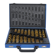 BGS Set di punte elicoidali HSS nitruro di titanio 1 - 10mm, 170pz.