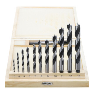 BGS Set di punte per legno / da centro, 14pz.