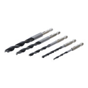 BGS Do it yourself Punte per legno 4-10mm, esagonali, 5pz.