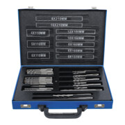 BGS Set di punte per martello con attacco SDS, punta in metallo duro 4 - 12mm, 56pz.