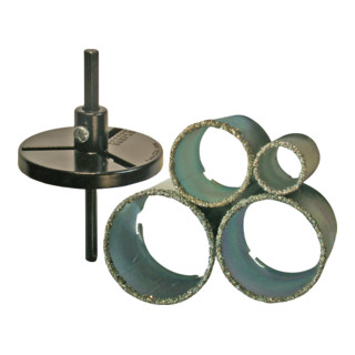 BGS Set di punte per piastrelle, 33 - 73mm, 6pz.