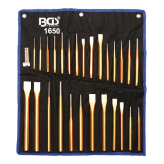 BGS Set di punteruoli e scalpelli, 28pz.