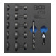 BGS Set di punzonatura per sensori di parcheggio Ø17 - 32mm-1