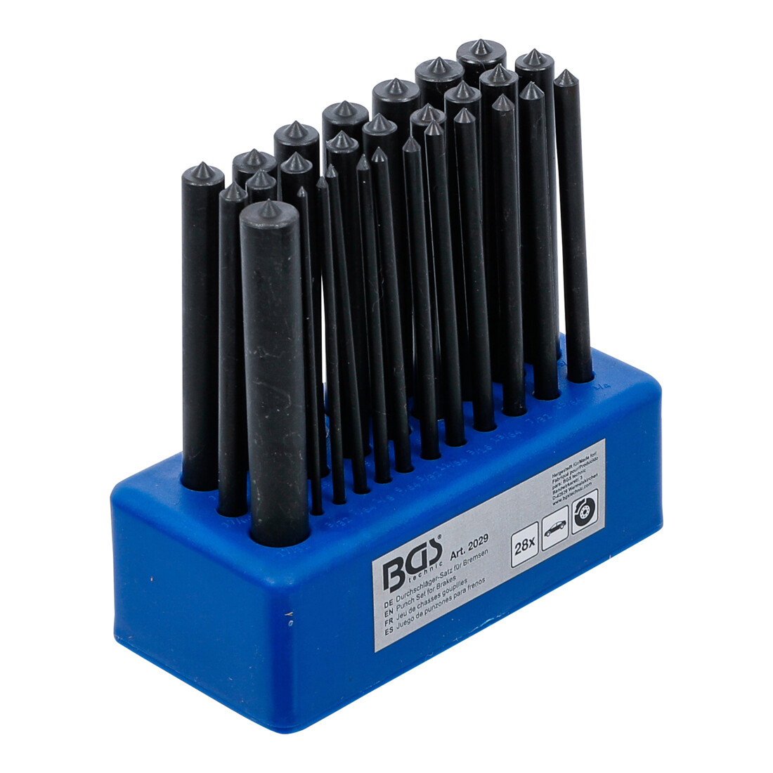 BGS Set di punzoni per freni, 28pz.