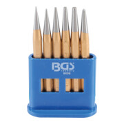 BGS Set di punzoni / punzoni centrali, 120mm 1 - 5mm, 6pz.