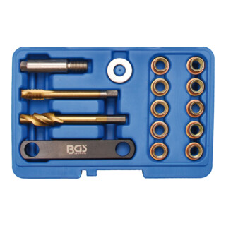 BGS Set di riparazione per filettatura freni per VAG M12x1,5mm, 15pz.
