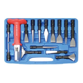 BGS Set di scalpelli e piercer, 15pz.