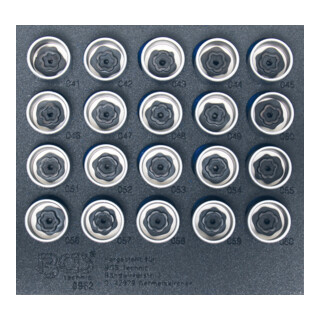 BGS Set di smontaggio serrature per cerchi per BMW, 20pz.