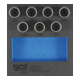 BGS Set di smontaggio serrature per cerchi per Opel (tipo D), 7pz.-1