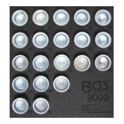 BGS Set di smontaggio serrature per cerchi per Porsche e VW Touareg, 20pz.