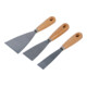 BGS Set di spatole, manico in legno, 30 / 50 / 80 mm, 3 pezzi-1