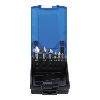 BGS Set di svasatori HSS DIN 335, forma C, 6pz.