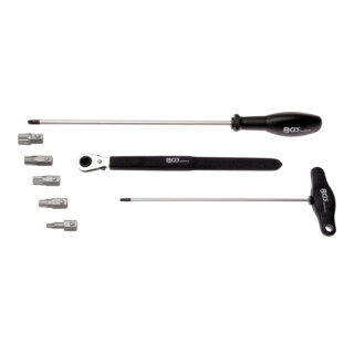BGS Set di utensili per cerniere di porte, 8pz.
